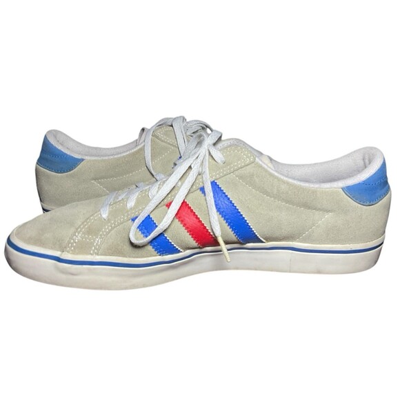 Adidas Americana Low White/Red-Blue Skateboarding Men's Shoe Size 10.5, G65587 - Picture 5 of 14